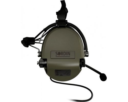 Активні навушники для стрільби Sordin Supreme Mil CC Neckband Green Nexus (з заднім тримачем) Активні навушники для стрільби Sordin Supreme Mil CC Neckband Green Nexus (з заднім тримачем)