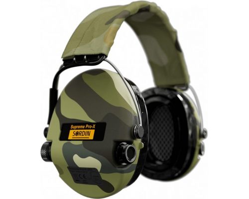 Активні навушники для стрільби Sordin Supreme Pro-X LED Multicam
