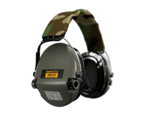 Активні навушники для стрільби Sordin Supreme Pro-X LED Olive 75302-X-07-S Активні навушники для стрільби Sordin Supreme Pro-X LED Olive 75302-X-07-S