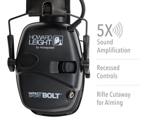 Активные наушники Impact Sport BOLT R-02525 Black Howard Leight Активные наушники Impact Sport BOLT R-02525 Black Howard Leight