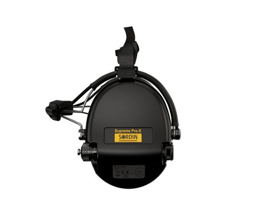 Активные наушники для стрельбы Sordin Supreme Pro Neckband Black с задним держателем под шлем Активные наушники для стрельбы Sordin Supreme Pro Neckband Black с задним держателем под шлем