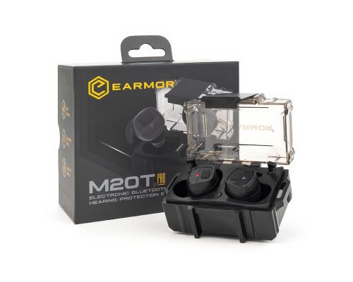 Активні захисні навушники (беруші) Earmor M20T Pro (BK) з Bluetooth - NRR30
