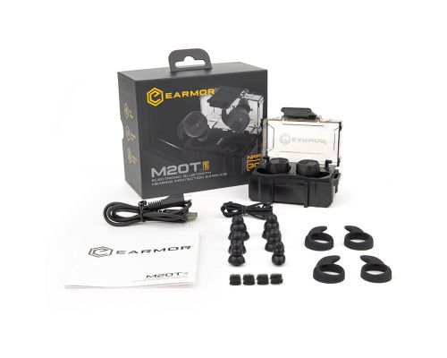 Активні захисні навушники (беруші) Earmor M20T Pro (BK) з Bluetooth - NRR30