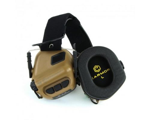 Активные защитные наушники Earmor M31 MOD3 (CB) Coyote Brown Активные защитные наушники Earmor M31 MOD3 (CB) Coyote Brown
