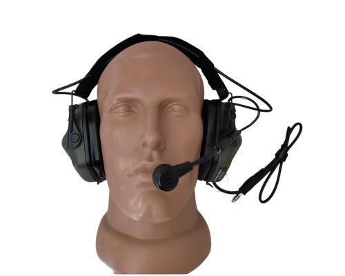 Активные защитные наушники Earmor M32 MARK3 (FG) Olive Mil-Std Активные защитные наушники Earmor M32 MARK3 (FG) Olive Mil-Std