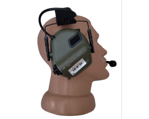 Активные защитные наушники Earmor M32 MARK3 (FG) Olive Mil-Std Активные защитные наушники Earmor M32 MARK3 (FG) Olive Mil-Std
