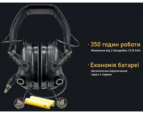 Активные защитные наушники Earmor M32 MARK3 (FG) Olive Mil-Std Активные защитные наушники Earmor M32 MARK3 (FG) Olive Mil-Std