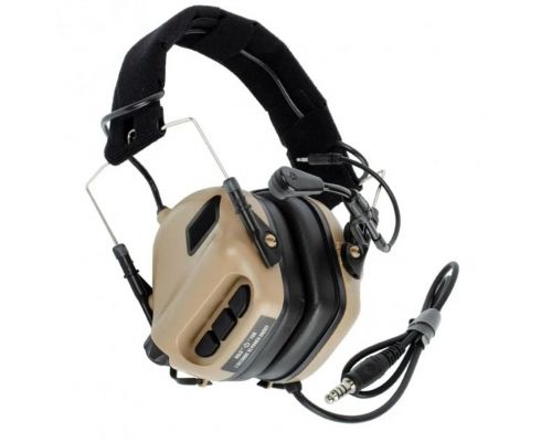 Активные защитные наушники с гарнитурой Earmor M32 MOD4 (TN) Tan Активные защитные наушники с гарнитурой Earmor M32 MOD4 (TN) Tan