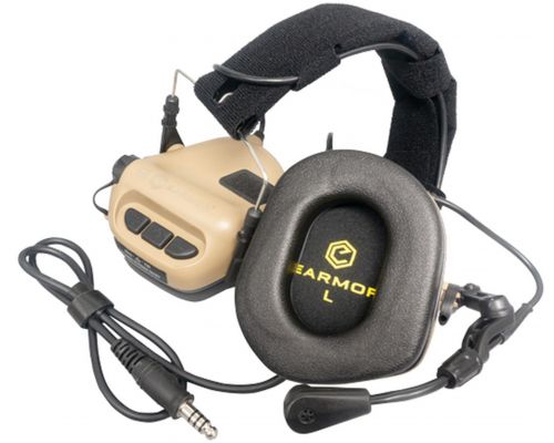 Активные защитные наушники с гарнитурой Earmor M32 MOD4 (TN) Tan Активные защитные наушники с гарнитурой Earmor M32 MOD4 (TN) Tan