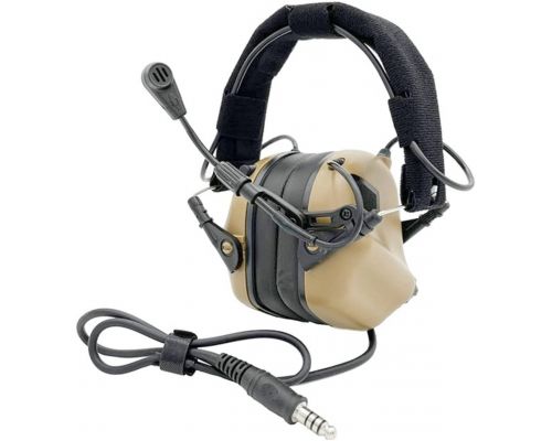 Активные защитные наушники с гарнитурой Earmor M32 MOD4 (TN) Tan Активные защитные наушники с гарнитурой Earmor M32 MOD4 (TN) Tan