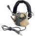 Активные защитные наушники с гарнитурой Earmor M32 MOD4 (TN) Tan