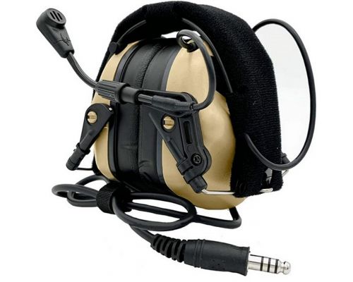 Активные защитные наушники с гарнитурой Earmor M32 MOD4 (TN) Tan Активные защитные наушники с гарнитурой Earmor M32 MOD4 (TN) Tan