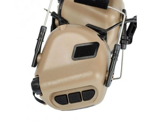 Активные защитные наушники с гарнитурой Earmor M32 MOD4 (TN) Tan Активные защитные наушники с гарнитурой Earmor M32 MOD4 (TN) Tan