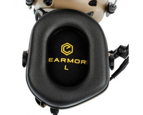 Активные защитные наушники с гарнитурой Earmor M32 MOD4 (TN) Tan Активные защитные наушники с гарнитурой Earmor M32 MOD4 (TN) Tan