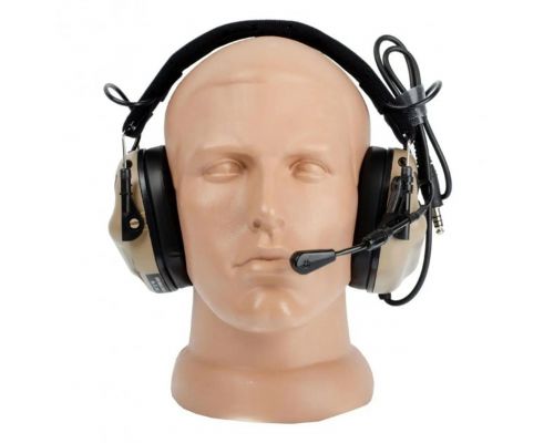 Активные защитные наушники с гарнитурой Earmor M32 MOD4 (TN) Tan Активные защитные наушники с гарнитурой Earmor M32 MOD4 (TN) Tan