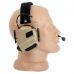 Активные защитные наушники с гарнитурой Earmor M32 MOD4 (TN) Tan