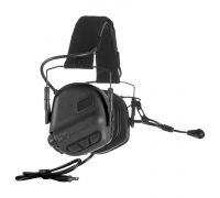 Активные защитные наушники Earmor M32 PLUS (BK) Black с гарнитурой