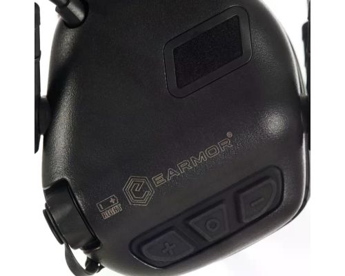 Активные защитные наушники Earmor M32 PLUS (BK) Black с гарнитурой Активные защитные наушники Earmor M32 PLUS (BK) Black с гарнитурой