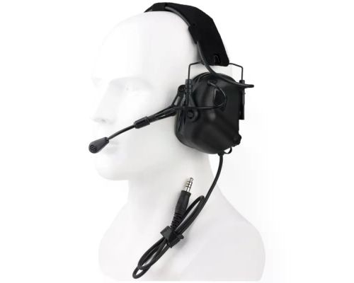 Активные защитные наушники Earmor M32 PLUS (BK) Black с гарнитурой Активные защитные наушники Earmor M32 PLUS (BK) Black с гарнитурой
