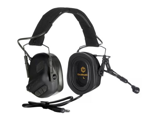 Активные защитные наушники Earmor M32 PLUS (BK) Black с гарнитурой Активные защитные наушники Earmor M32 PLUS (BK) Black с гарнитурой