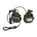Активні захисні навушники з гарнітурою та адаптером Earmor M32X Mark3 (FG) Olive