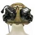 Активні захисні навушники з гарнітурою та адаптером Earmor M32X Mark3 (FG) Olive