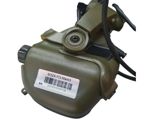 Активні захисні навушники з гарнітурою та адаптером Earmor M32X Mark3 (FG) Olive Активні захисні навушники з гарнітурою та адаптером Earmor M32X Mark3 (FG) Olive