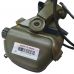 Активні захисні навушники з гарнітурою та адаптером Earmor M32X Mark3 (FG) Olive