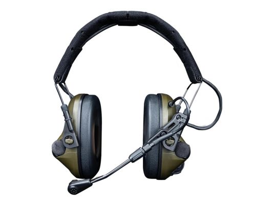 Активні захисні навушники Earmor M33 (FG) Olive з Bluetooth та гарнітурою