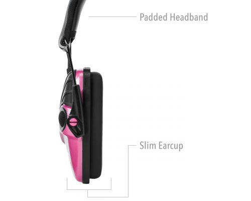 Активные защитные наушники Howard Leight Impact Sport R-02533 Youth/Adult Berry Pink Активные защитные наушники Howard Leight Impact Sport R-02533 Youth/Adult Berry Pink