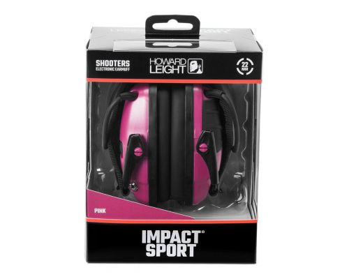 Активные защитные наушники Howard Leight Impact Sport R-02533 Youth/Adult Berry Pink Активные защитные наушники Howard Leight Impact Sport R-02533 Youth/Adult Berry Pink