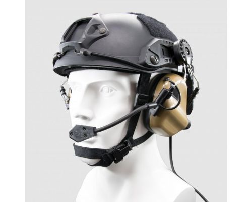 Активні захисні навушники з гарнітурою та адаптером Earmor M32H MOD4 (TN) Tan Активні захисні навушники з гарнітурою та адаптером Earmor M32H MOD4 (TN) Tan
