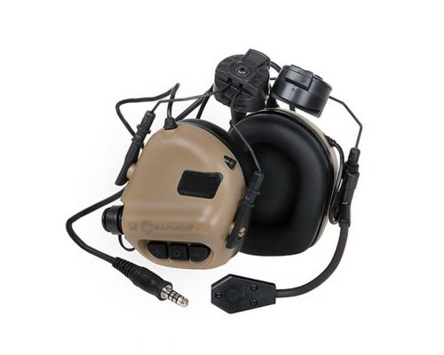 Активні захисні навушники з гарнітурою та адаптером Earmor M32H MOD4 (TN) Tan Активні захисні навушники з гарнітурою та адаптером Earmor M32H MOD4 (TN) Tan