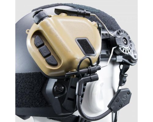 Активні захисні навушники з гарнітурою та адаптером Earmor M32H MOD4 (TN) Tan Активні захисні навушники з гарнітурою та адаптером Earmor M32H MOD4 (TN) Tan