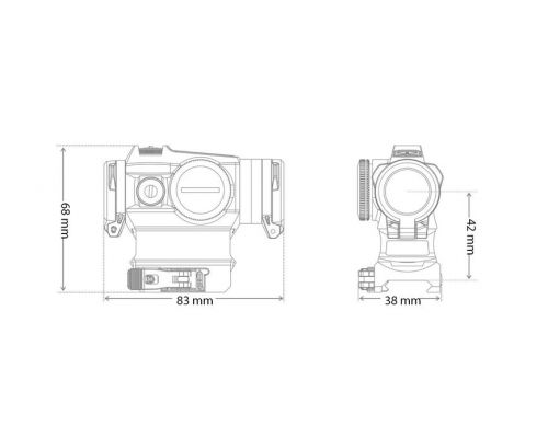 Коллиматорний прицел Holosun HS515GM Micro Red Dot Коллиматорний прицел Holosun HS515GM Micro Red Dot
