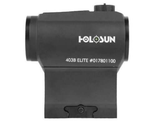Коллиматорный прицел Holosun HE403B-GR Elite Green Dot Sight с низким креплением и высокий крепление 1/3 Co-Witness Коллиматорный прицел Holosun HE403B-GR Elite Green Dot Sight с низким креплением и высокий крепление 1/3 Co-Witness