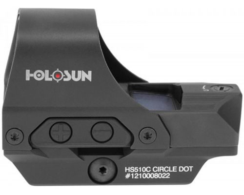 Коліматорний приціл Holosun OPEN REFLEX HS510C 2MOA (red dot) із сонячною батареєю Коліматорний приціл Holosun OPEN REFLEX HS510C 2MOA (red dot) із сонячною батареєю