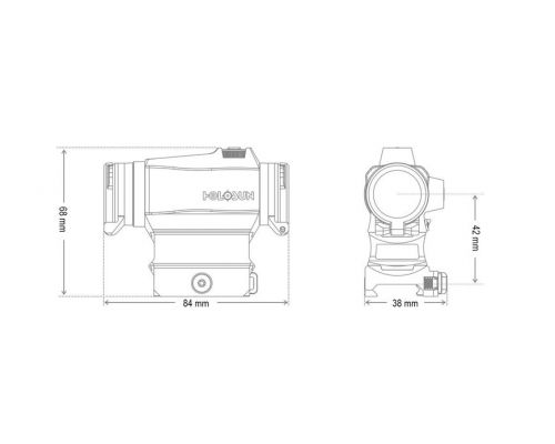 Коллиматорный прицел Holosun Micro HS515CM Коллиматорный прицел Holosun Micro HS515CM