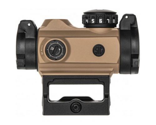 Коллиматорный прицел SigSauer Romeo-MSR с увеличителем Juliet3-Micro 1-3X FDE Коллиматорный прицел SigSauer Romeo-MSR с увеличителем Juliet3-Micro 1-3X FDE