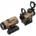 Коллиматорный прицел SigSauer Romeo-MSR с увеличителем Juliet3-Micro 1-3X FDE