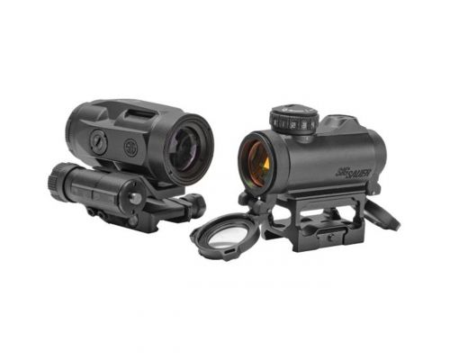 Коліматорний приціл SigSauer Romeo-MSR зі збільшувачем Juliet5-Micro 1-5X Коліматорний приціл SigSauer Romeo-MSR зі збільшувачем Juliet5-Micro 1-5X