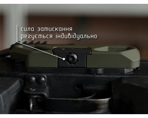 Кронштейн боковой быстросъемный Крук с планкой пикатини и креплением Кронштейн боковой быстросъемный Крук с планкой пикатини и креплением