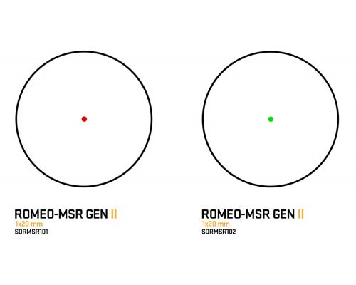 Коліматорний приціл SigSauer Romeo MSR Gen2 Red Dot SorMSR101