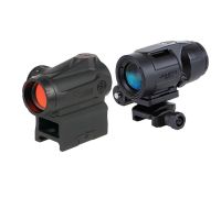 Коліматорний приціл SigSauer Romeo MSR Gen2 RedDot зі збільшувачем Juliet3-Micro 1-3X SORJMSR101