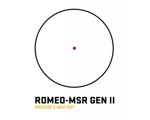 Коліматорний приціл SigSauer Romeo MSR Gen2 RedDot зі збільшувачем Juliet3-Micro 1-3X SORJMSR101
