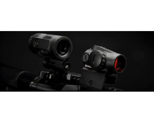 Коліматорний приціл SigSauer Romeo MSR Gen2 RedDot зі збільшувачем Juliet3-Micro 1-3X SORJMSR101