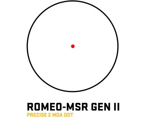 Коліматорний приціл SigSauer Romeo MSR Gen2 RedDot зі збільшувачем Juliet5-Micro 1-5X SORJMSR501