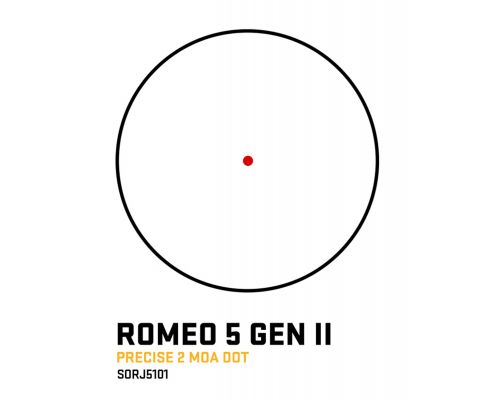 Коліматорний приціл SigSauer Romeo5 Gen2 RedDot зі збільшувачем Juliet3-Micro 1-3X SORJ5101