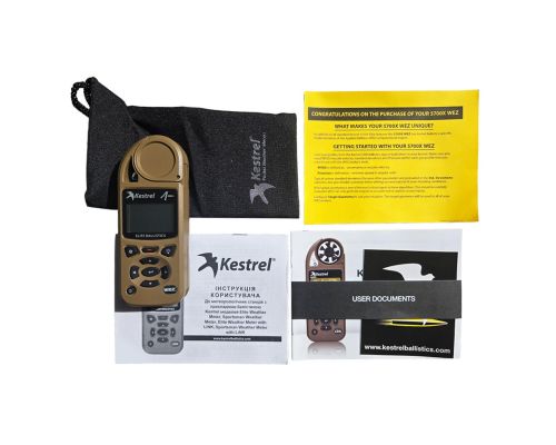 Метеостанція Kestrel 5700X WEZ Elite Applied Ballistics Bluetooth (TAN)