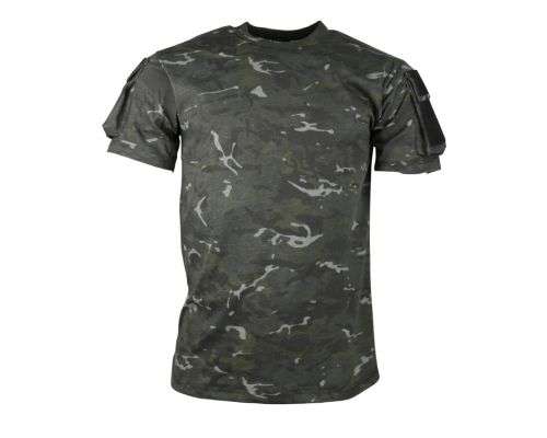 Футболка тактическая KOMBAT UK TACTICAL T-SHIRT мультикам черный L Футболка тактическая KOMBAT UK TACTICAL T-SHIRT мультикам черный L